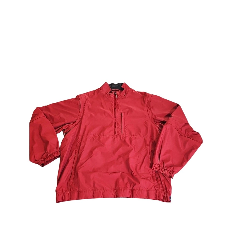 Vintage Walter Hagen 3 in 1 Zip Jacket Release Sleeves Merlot Size L